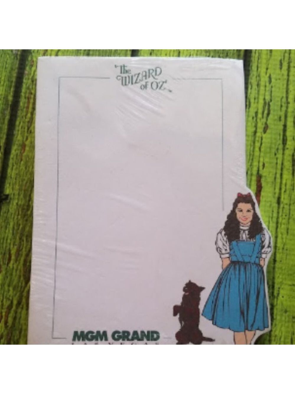Wizard of Oz MGM Grand Dorothy & Toto Notepad